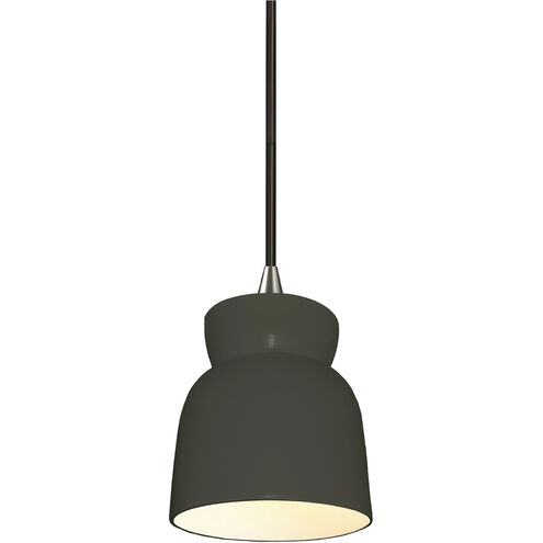 Radiance Collection 1 Light 8 inch Pewter Green Pendant Ceiling Light
