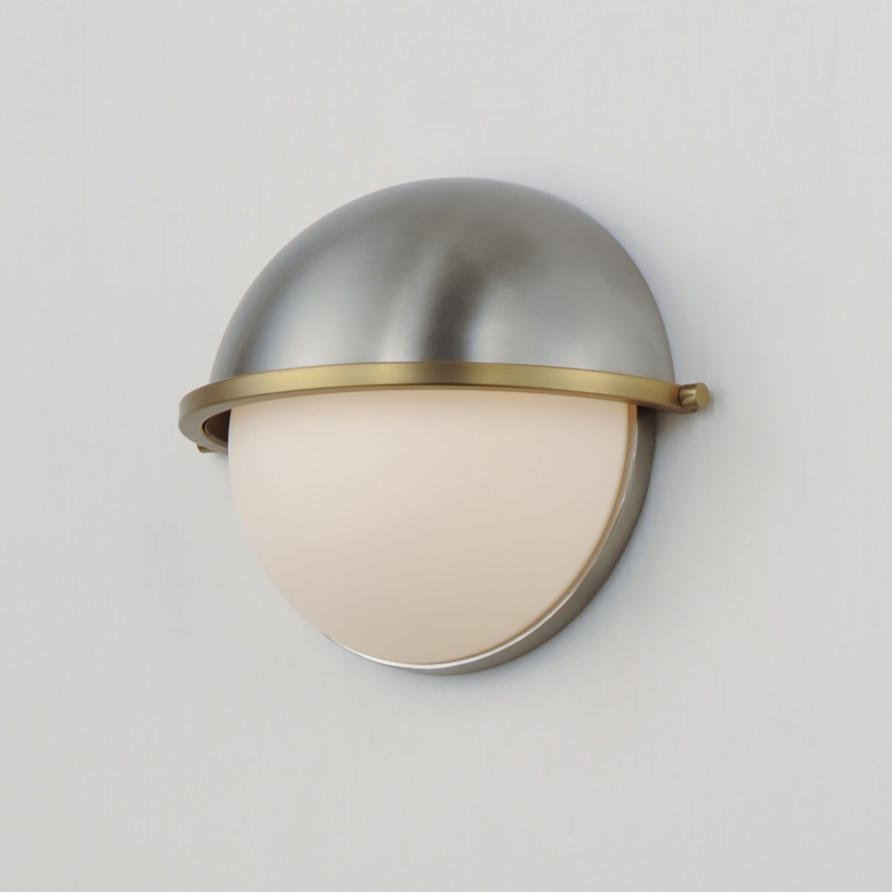 Duke 1 Light 9.5 inch Satin Nickel and Satin Brass Wall Sconce Wall Light