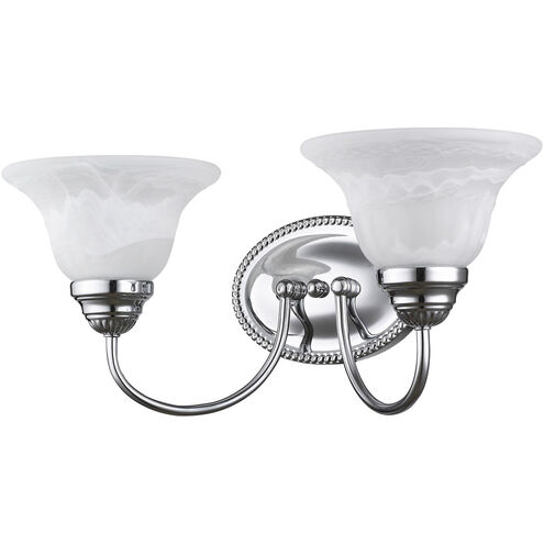 Edgemont 2 Light 17 inch Polished Chrome Bath Vanity Wall Light