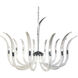 Cisne 12 Light 41 inch Polished Nickel Pendant Ceiling Light