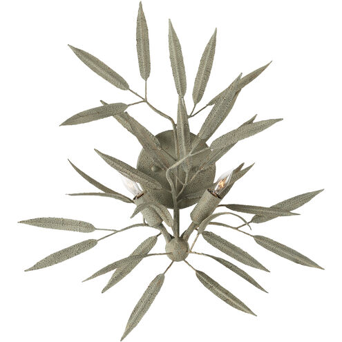 Sasaya 2 Light 19.5 inch Textured Sage Wall Sconce Wall Light