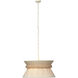 Corset 3 Light 28 inch Off White Chandelier Ceiling Light, Inline