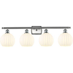 Ballston White Venetian 4 Light 38.00 inch Bathroom Vanity Light