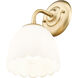 Dorinda Wall Sconce Wall Light in Brushed Champagne Bronze