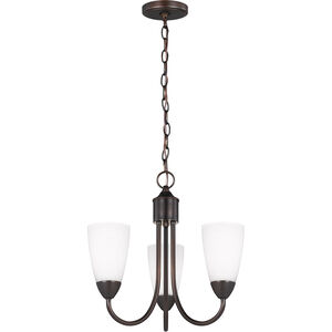 Seville 3 Light 17 inch Bronze Chandelier Ceiling Light