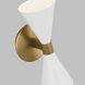 AERIN Albertine 2 Light 5 inch Matte White Bath Vanity Wall Sconce Wall Light