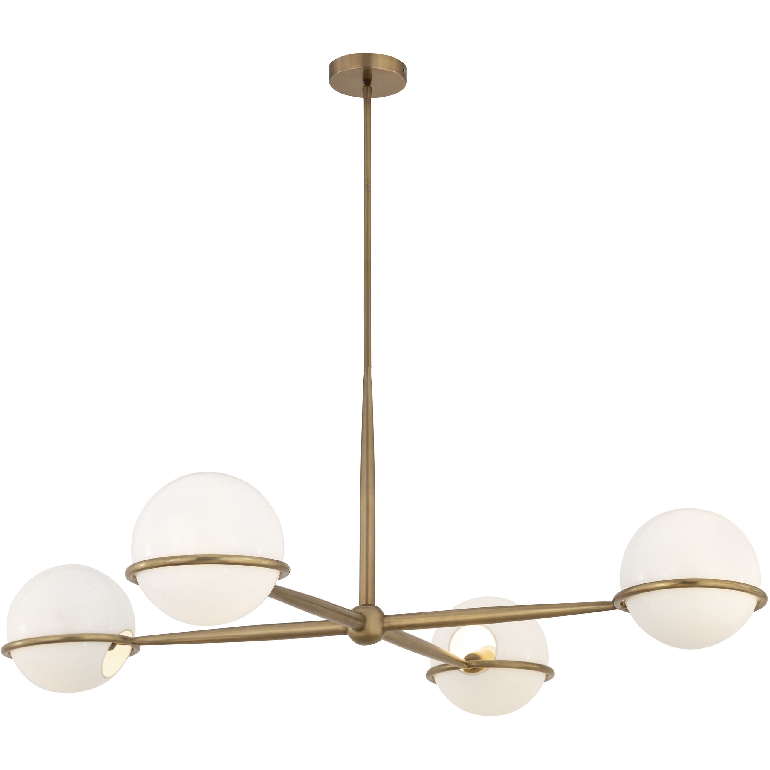 Orstyn 4 Light 48 inch Legacy Brass Chandelier Ceiling Light