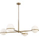 Orstyn 4 Light 48 inch Legacy Brass Chandelier Ceiling Light