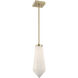 Leland LED 6 inch Noble Brass Mini-Pendant Ceiling Light