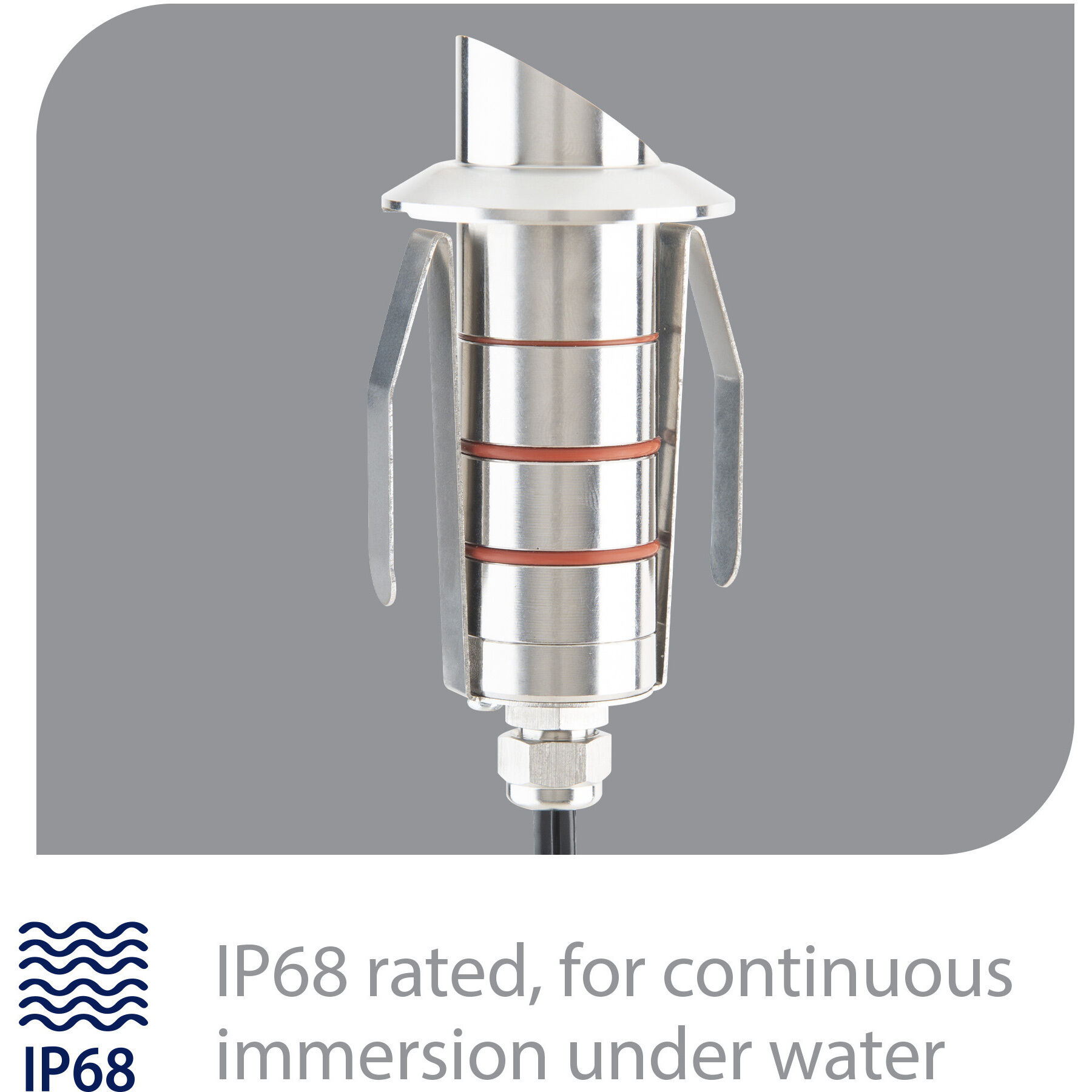 Tyler 12 2 watt Stainless Steel Path Lighting in 3000K, WAC Landscape