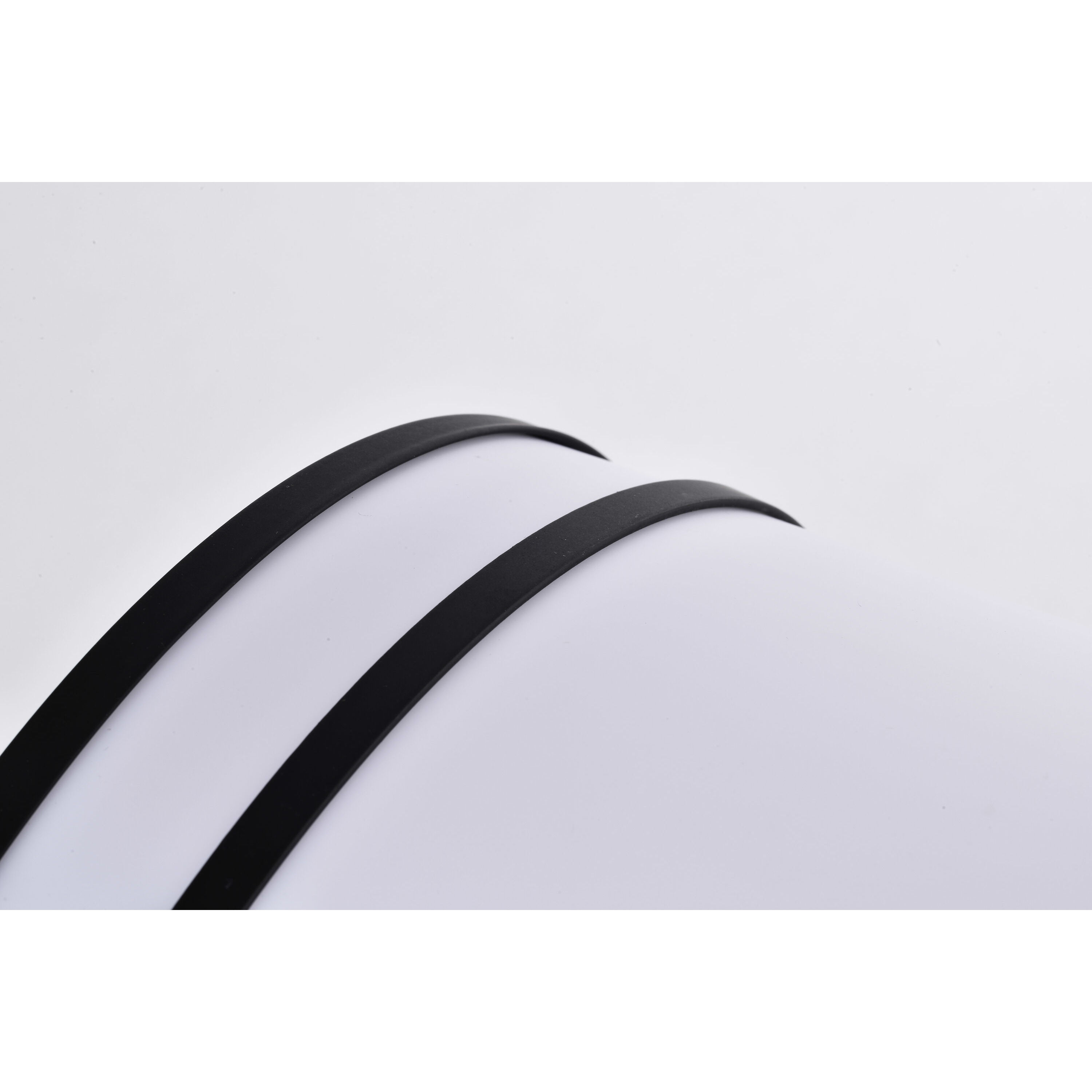 Glamour LED 12 inch Matte Black Linear Flush Mount Ceiling Light