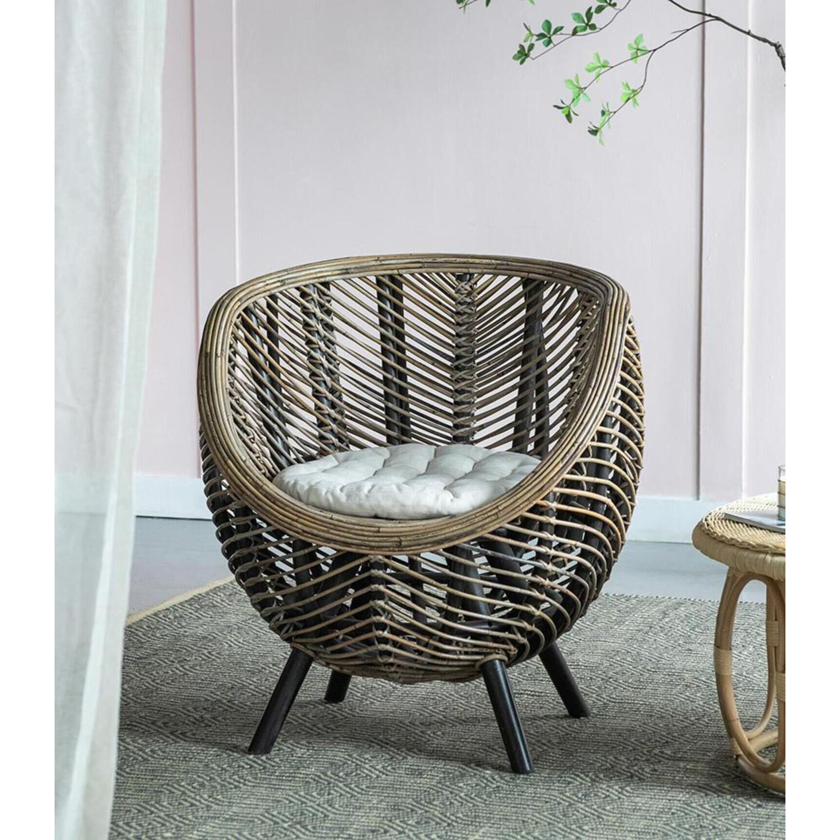 Gogo Brown Chair, With Cushion