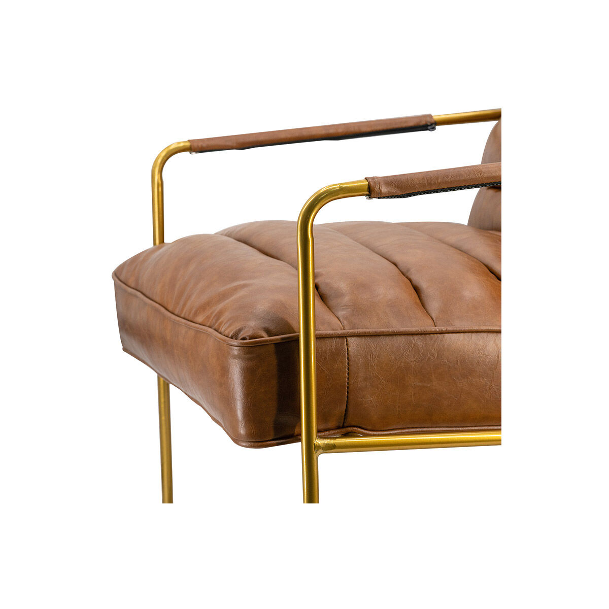Anita Black and Gold Chair