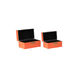 Anita 13.6 X 7.5 inch Orange Box, Set of 2