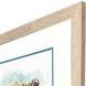 Propac Brown and Turquoise and White and Multi Framed Art, Propac