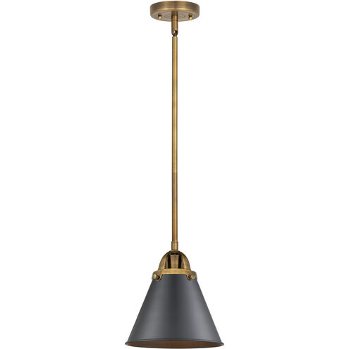 Nouveau 2 Appalachian LED 8 inch Brushed Brass Mini Pendant Ceiling Light in Matte Black