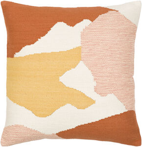 Aimee 22 inch Dusty Pink Pillow Kit in 22 x 22, Square