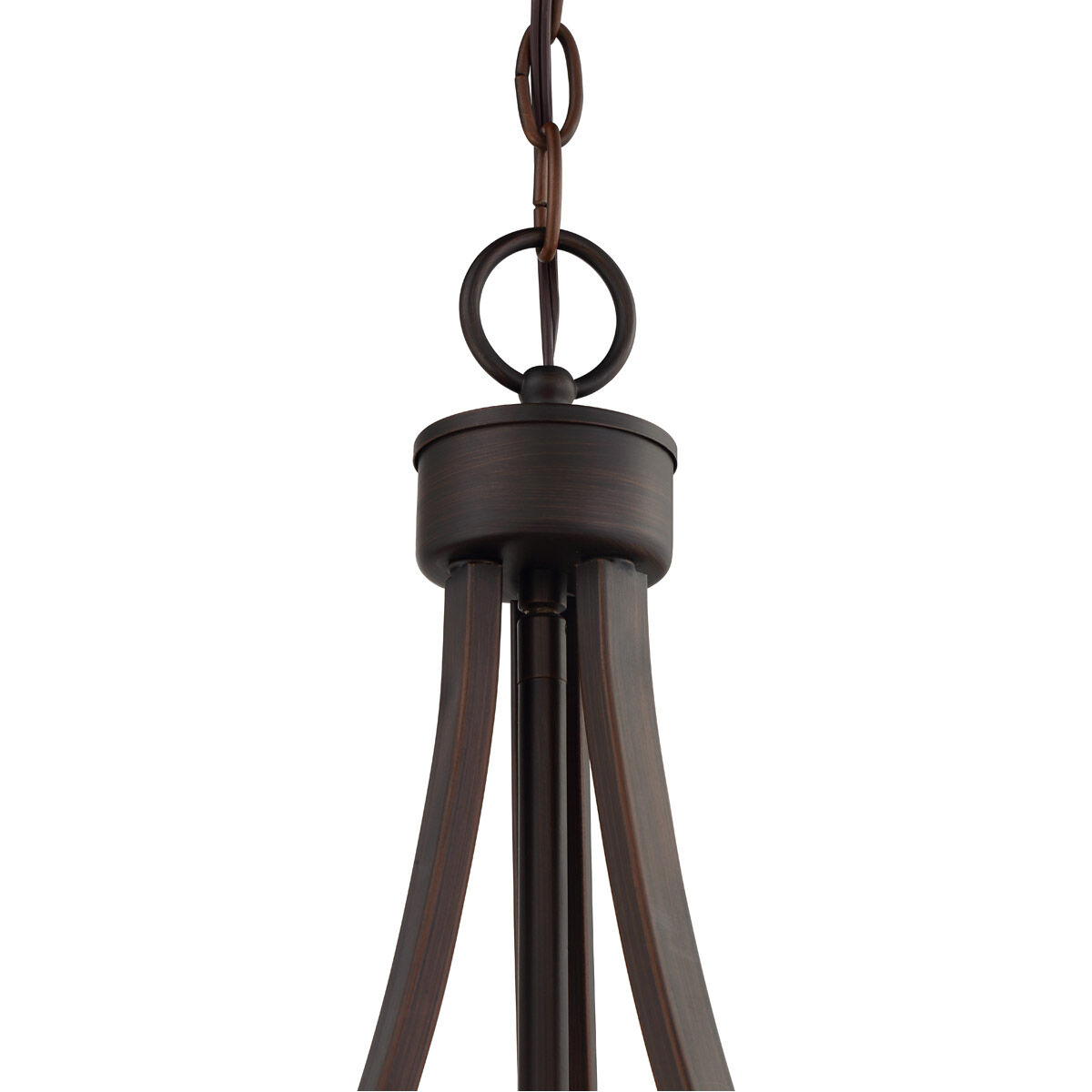 Malaya 6 Light 20.5 inch Aged Bronze Brushed Pendant Ceiling Light