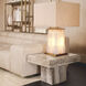 Fabiano 30.31 inch 5.00 watt Alabaster with Antique Brass Table Lamp Portable Light