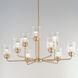 Acadia 9 Light 34.75 inch Heritage Chandelier Ceiling Light