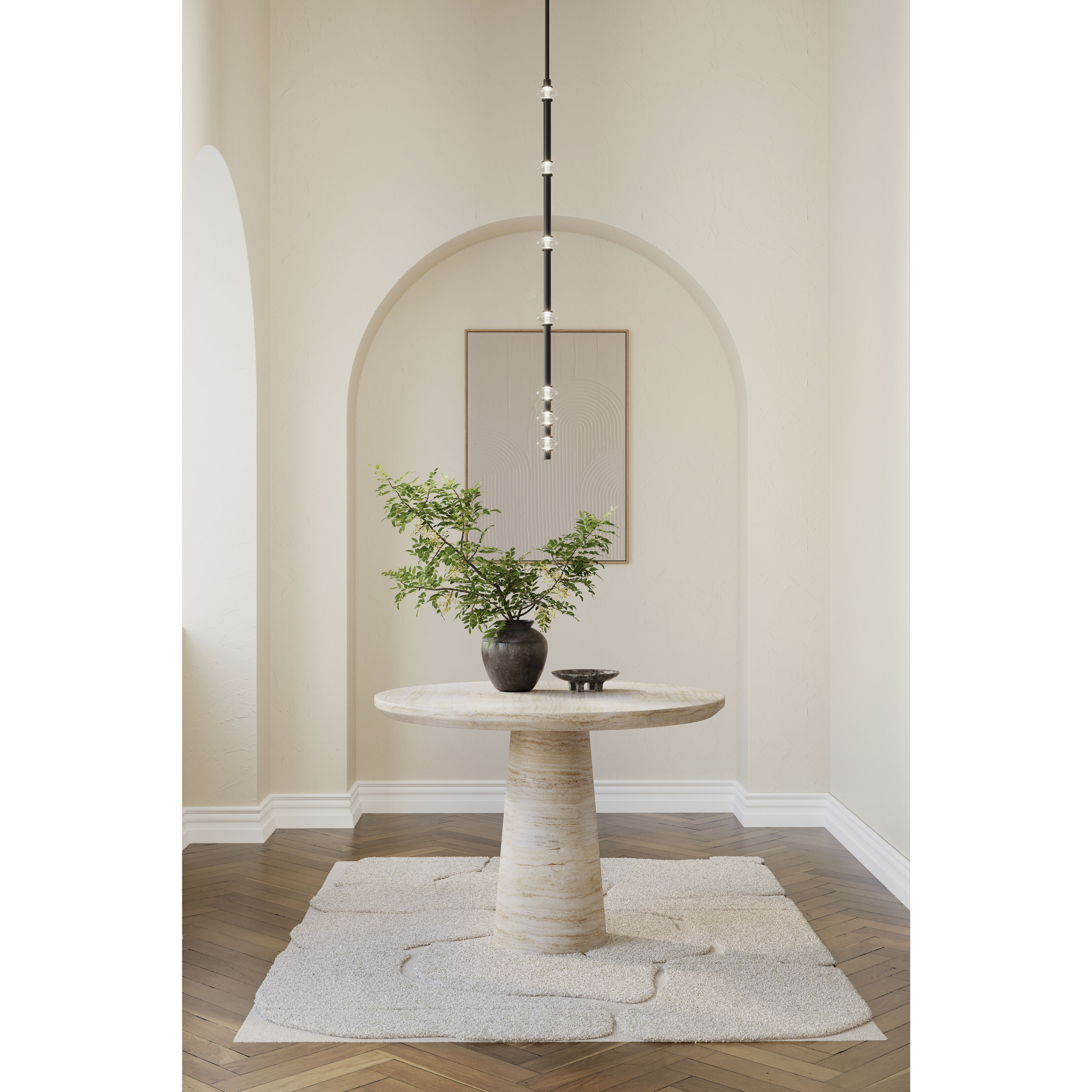 Pearl LED 2.5 inch Dark Matte Black Mini Pendant Ceiling Light