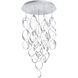 Interlace LED 23 inch Chrome Multi-Light Pendant Ceiling Light, dweLED