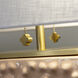 Edmund 21 inch 40 watt Pearl Blush and Polished Brass Table Lamp Portable Light