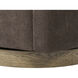 Fullerton Harvest Oak with Chocolate Accent Chair
