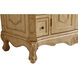 Danville 42 X 21 X 36 inch Antique Beige Vanity Sink Set