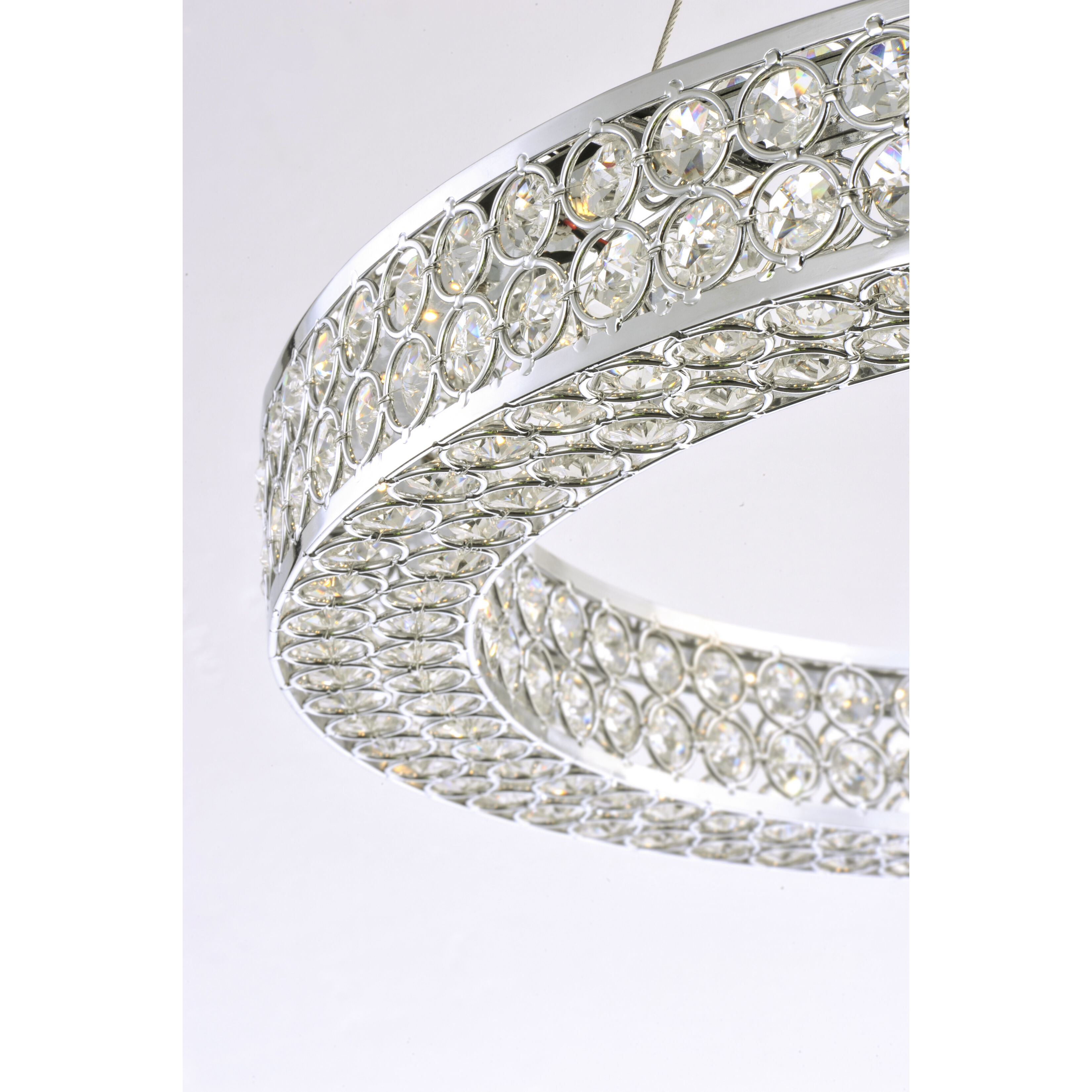 Eternity LED LED 40 inch Polished Chrome Foyer Pendant Ceiling Light