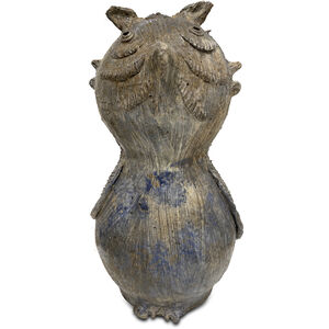 Hoot Owl Reactive Glaze Statue, Large