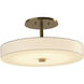 Disq 15.00 inch Semi-Flush Mount