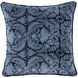 Vero 20 X 6 inch Blue Gray with Dark Navy Accent Pillow