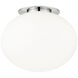 Mayu 1 Light 8 inch Chrome Wall Sconce Wall Light in Chrome and Opal Glass