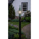 Ellington 1 Light 21 inch Verde Green Post Lantern in Optic Glass, Brass Traditions by InnovationsLighting