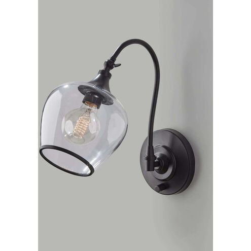 Bradford 1 Light 7 inch Dark Bronze Wall Lamp Wall Light in Antique Bronze