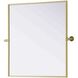 Amoura 30 X 27 inch Brass Mirror