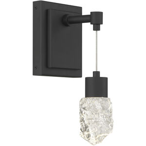 Kosmyc LED 5 inch Sand Black Wall Sconce Wall Light