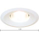 Align Matte White Down Light