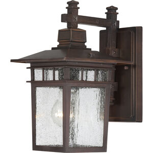 Cove Neck 1 Light 12 inch Rustic Bronze Outdoor Wall Sconce