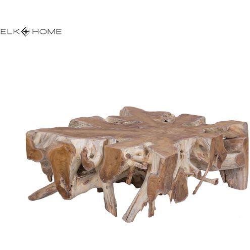 Teak 46 X 31 inch Natural Coffee Table