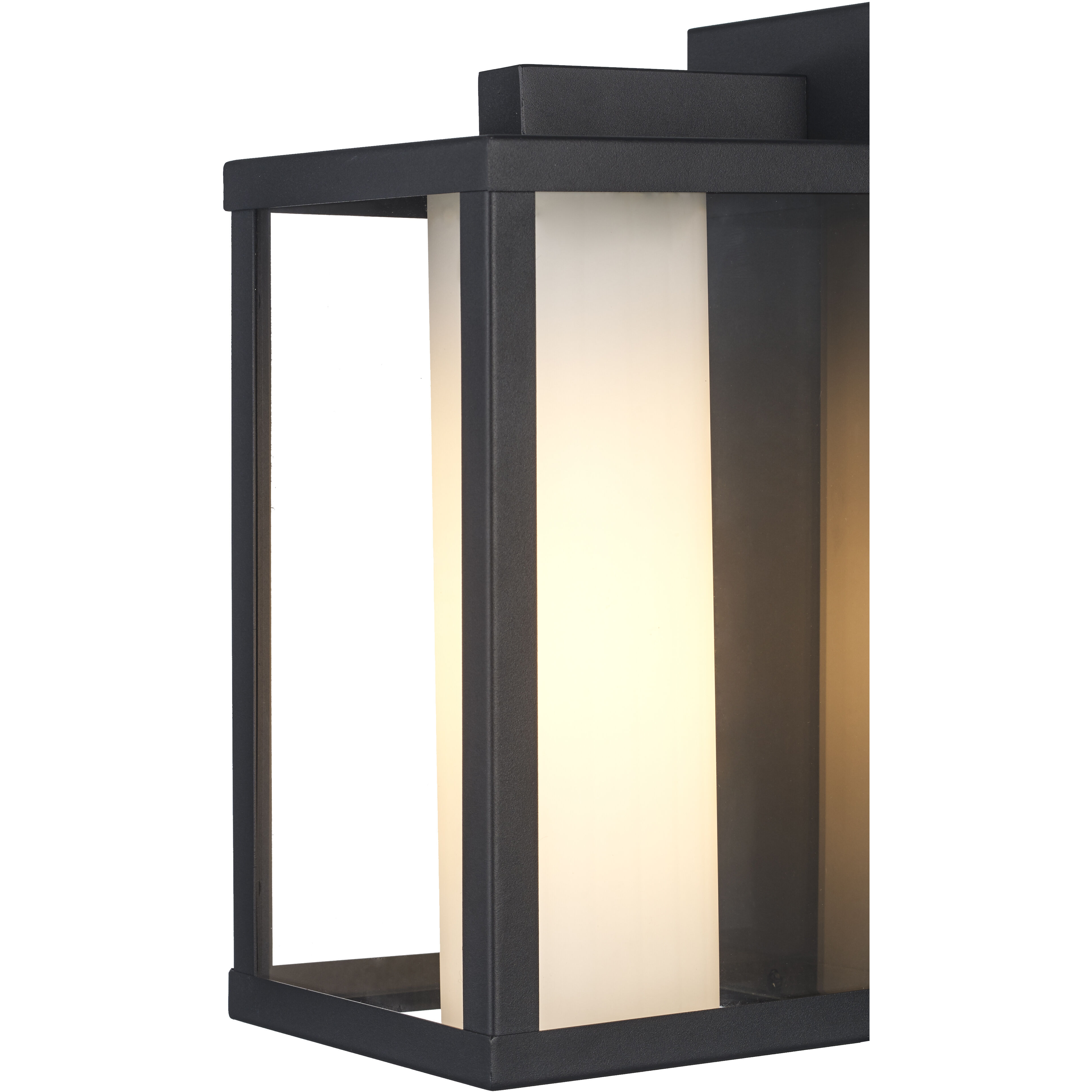 Adler 1 Light 12 inch Black Outdoor Wall Light 