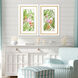 Waterside Green and Pink Framed Art