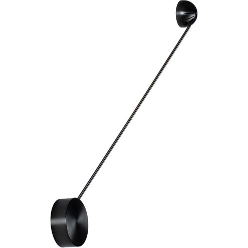 Horoscope 1 Light 5 inch Satin Dark Gray Vanity Light Wall Light