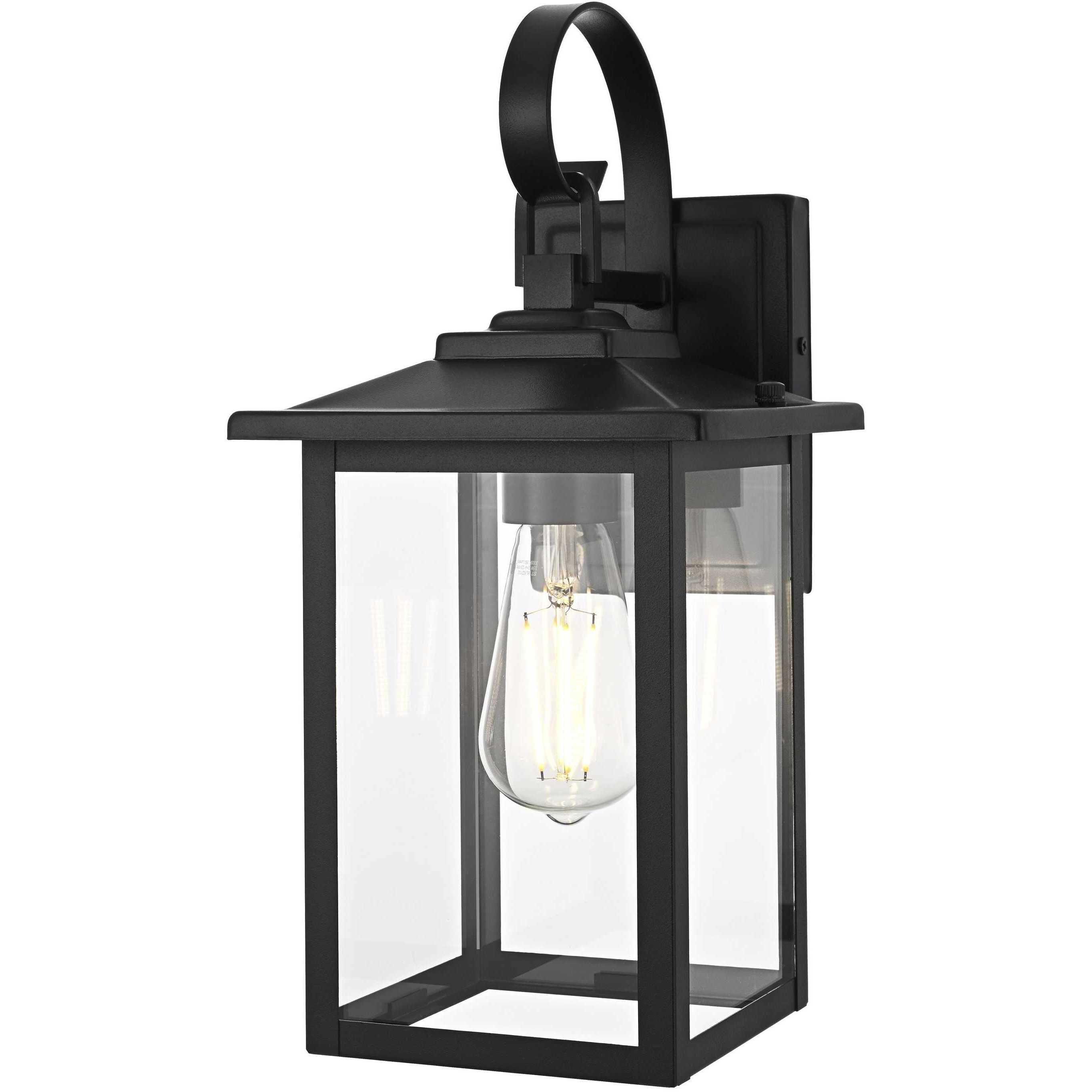 Carisle 1 Light 15 inch Black Outdoor Wall Sconce
