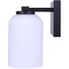 Bram 4 Light 29 inch Matte Black Vanity Fixture Wall Light