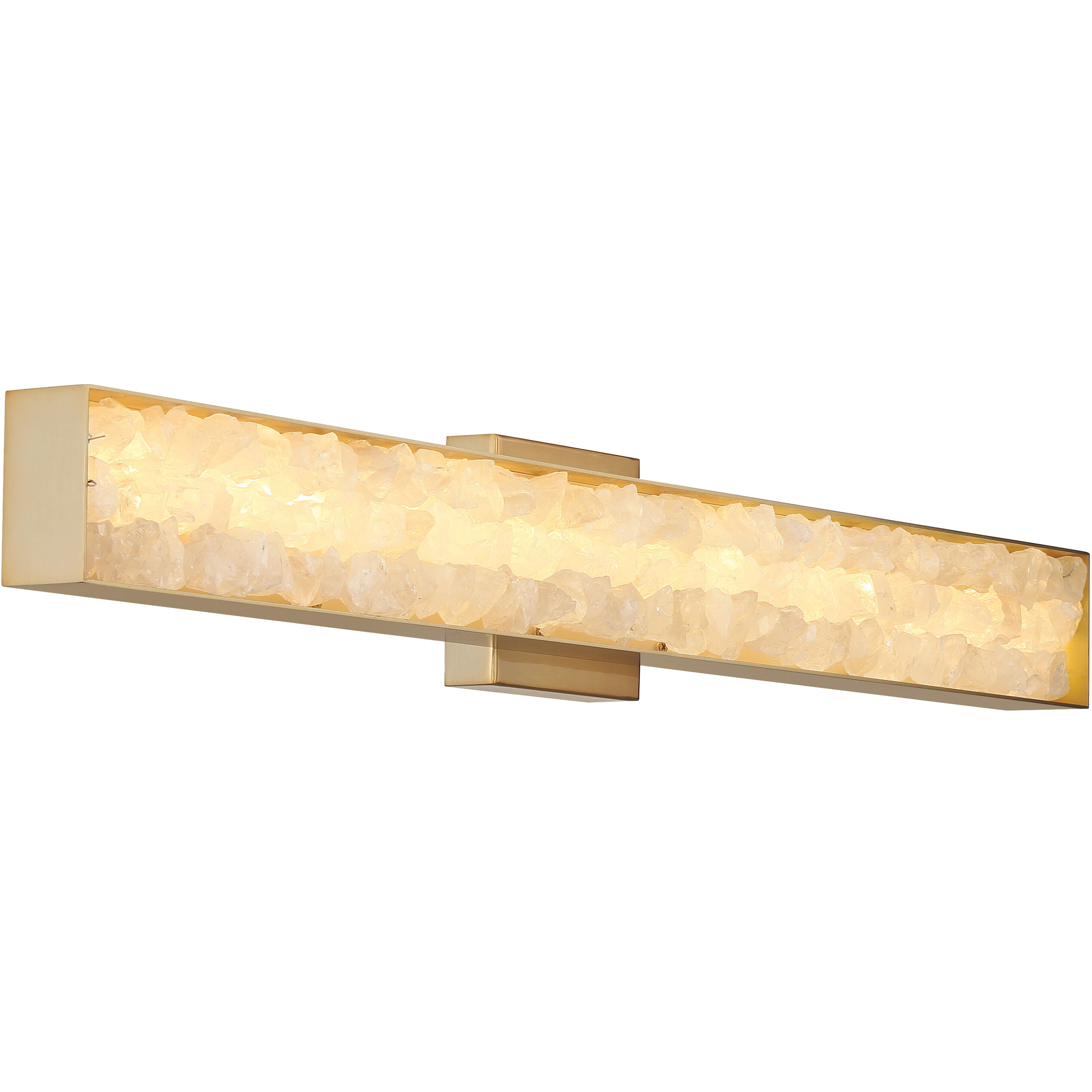 Divinely LED 3 inch Celeste Brass ADA Wall Sconce Wall Light