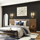 Beau Wall Sconce Wall Light in Rubbed Brass