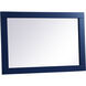 Aqua 36 X 24 inch Blue Vanity Mirror