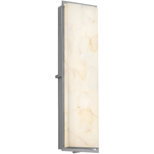 Alabaster Rocks Wall Sconce Wall Light in Brushed Nickel